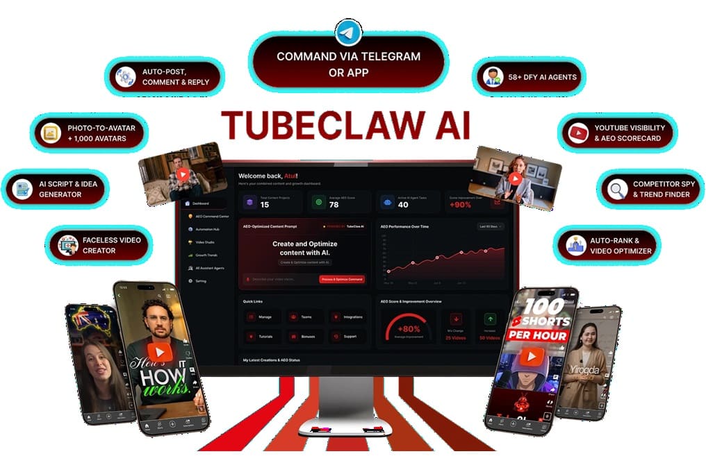 Tube Claw AI Review 2026 – Can This AI Agent Really Build and Grow a YouTube Channel on Autopilot?